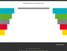 Tablet Screenshot of freegamesforyourweb.com